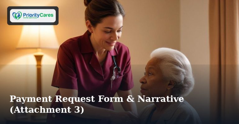 Payment Request Form & Narrative (Attachment 3)
