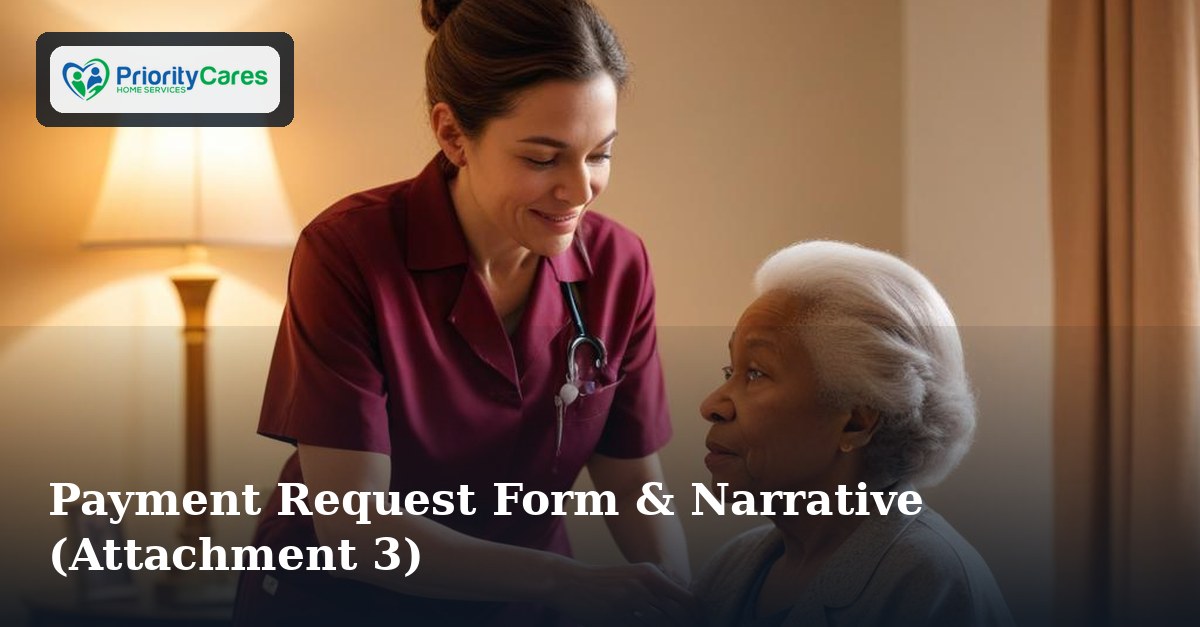 Payment Request Form & Narrative (Attachment 3)