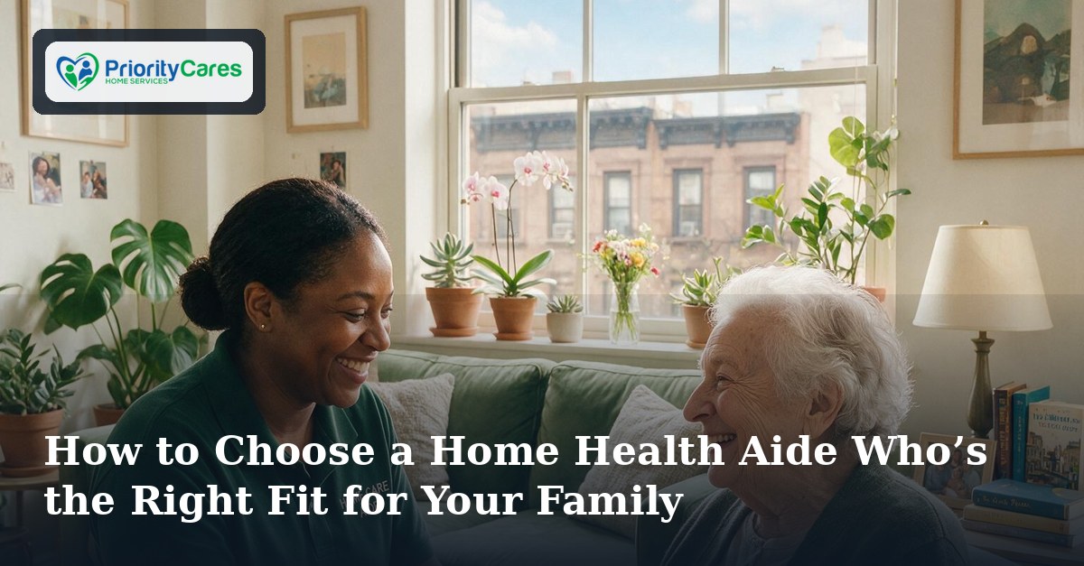 How to Choose a Home Health Aide Who’s the Right Fit for Your Family